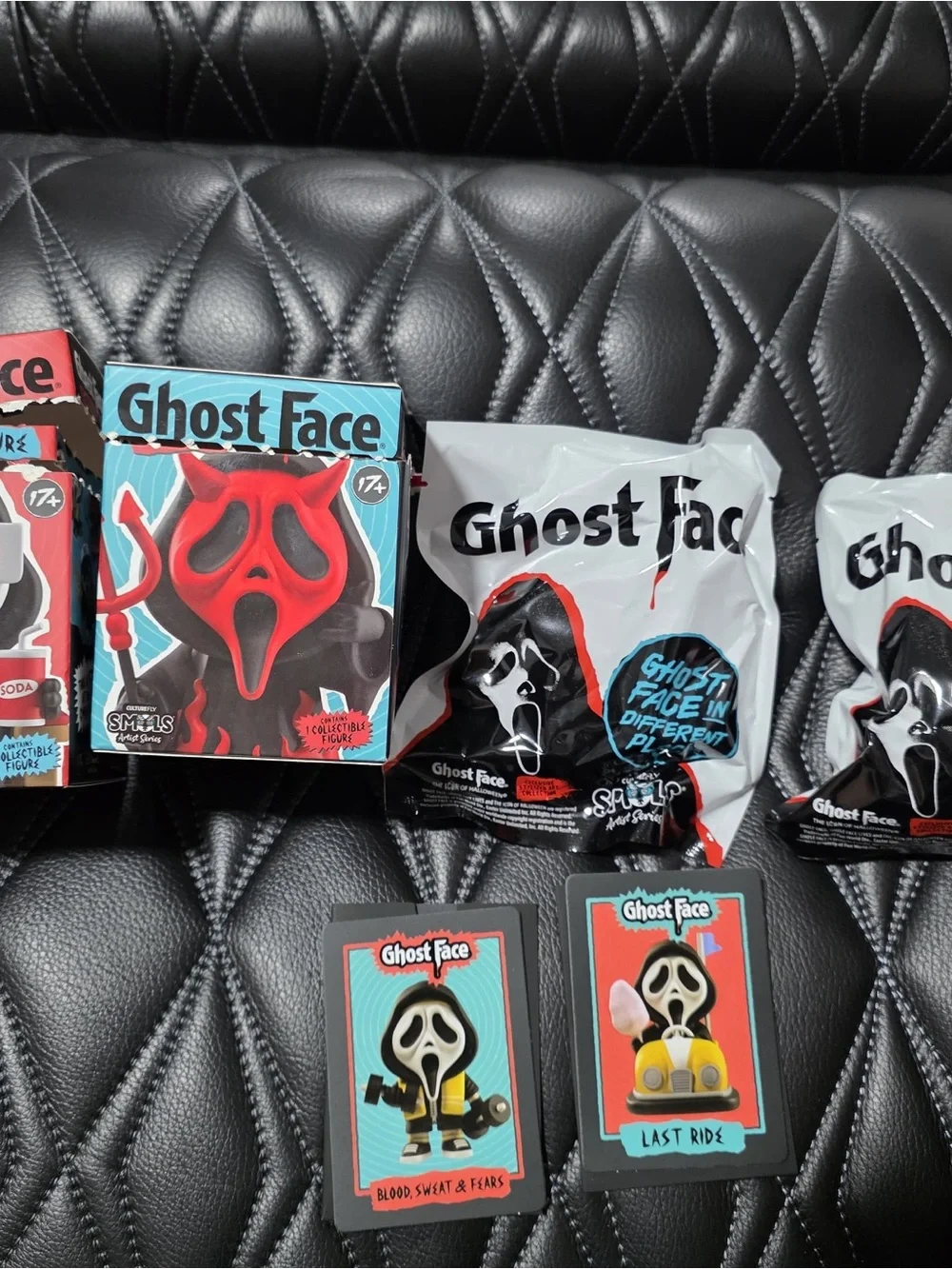 Ghost Face Kids Blind Bag Collectible Set - Black & Red